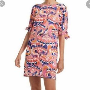 Trina Turk Fusion Coral Stretch Dress